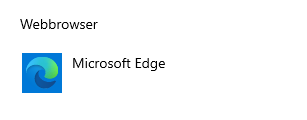 Microsoft Edge - Nach der GPO Anpassung