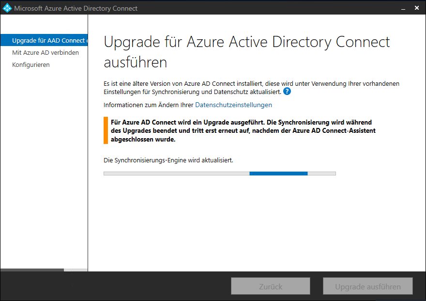 Microsoft Azure AD Sync Client Update