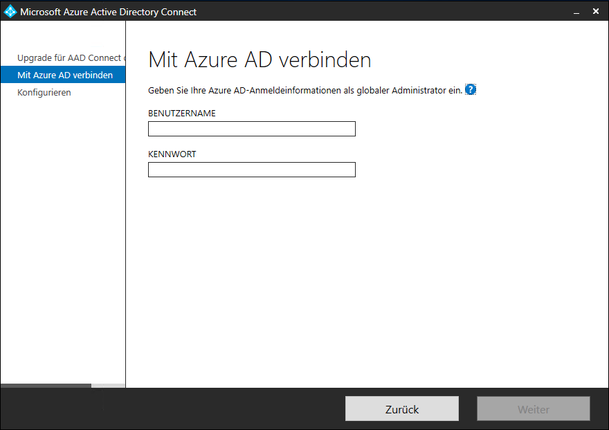 Microsoft Azure AD Sync Client Update