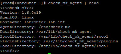 check_mk - Agent Setup und Kontrolle