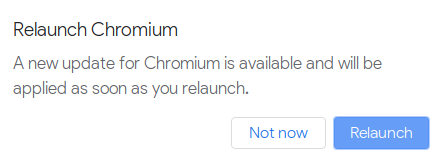 Hinweismeldung von Chromium, die ein Reload einer Seite verhindert