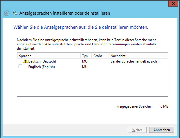 .NET Installationsfehler 800f081f - Sprach Setup Manager