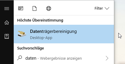 Windows.old Verzeichnis entfernen