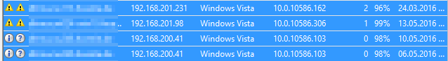 WSUS erkennt ein Windows 10 Client als Windows Vista