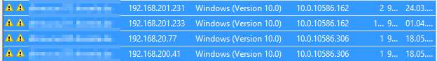 Nach Update werden Windows 10 Clients korrekt erkannt